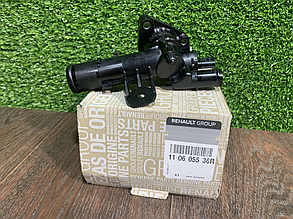 Корпус термостата (термостат) 1.5 DCI Renault Sandero 2 (2013-...) Оригінал Рено Сандеро 2, Код 110605536R