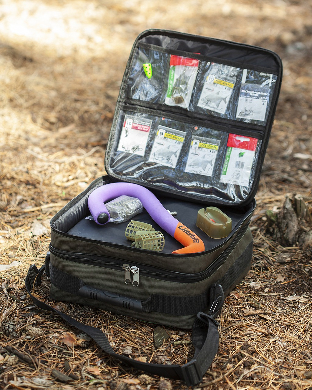 Сумка для снастей (подвійна) Fisher (32х32х17см.)