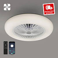 Люстра-вентилятор FАN ОNЕ 80W+35W R 550/185 WHITE APP 220V IP20 з пультом ДУ