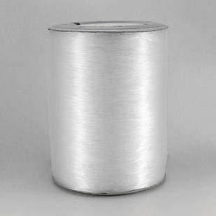 Силіконова Нитка Корея 0.8мм/500 м, Еластична, Гумка, Підвищеної міцності, Колір: Безбарвний, Товщина 0.8 мм