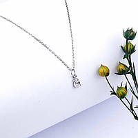 Срібне кольє Сльоза