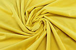 Відріз жовтий вельвет 80*100 см №-В-030, фото 4