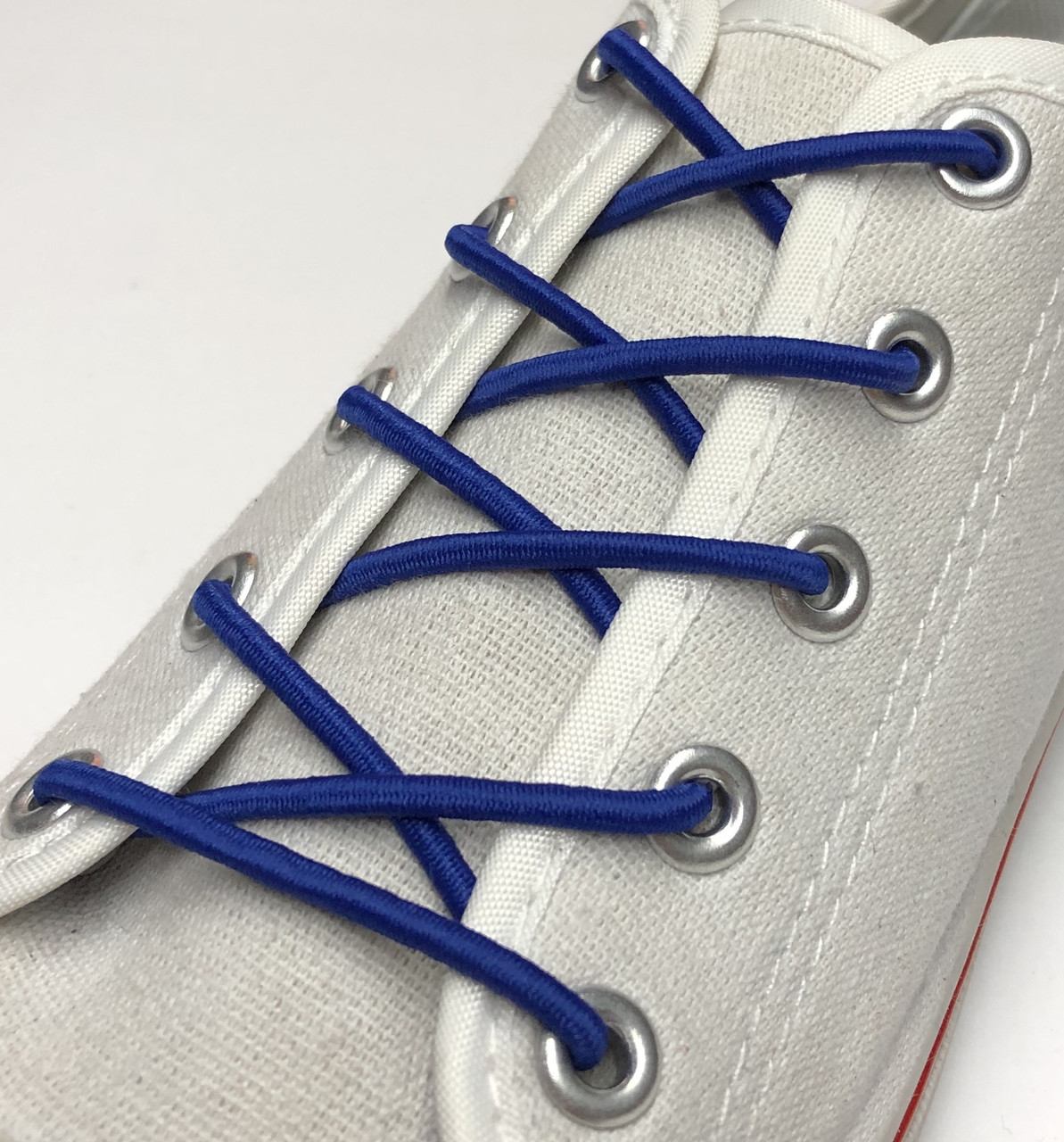 Шнурки для взуття гумові круглі 100 см (3 мм) Електрик