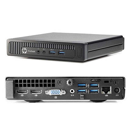 Б/в Неттоп HP EliteDesk 800 G1 Ultra-slim Desktop Business PC| Core i7-4765T| 8 GB RAM| 120 GB SSD| HD 4600, фото 1