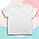 92 1-1,5 роки тонка біла футболка для новонароджених котонова з батиста 4731 Білий, фото 2