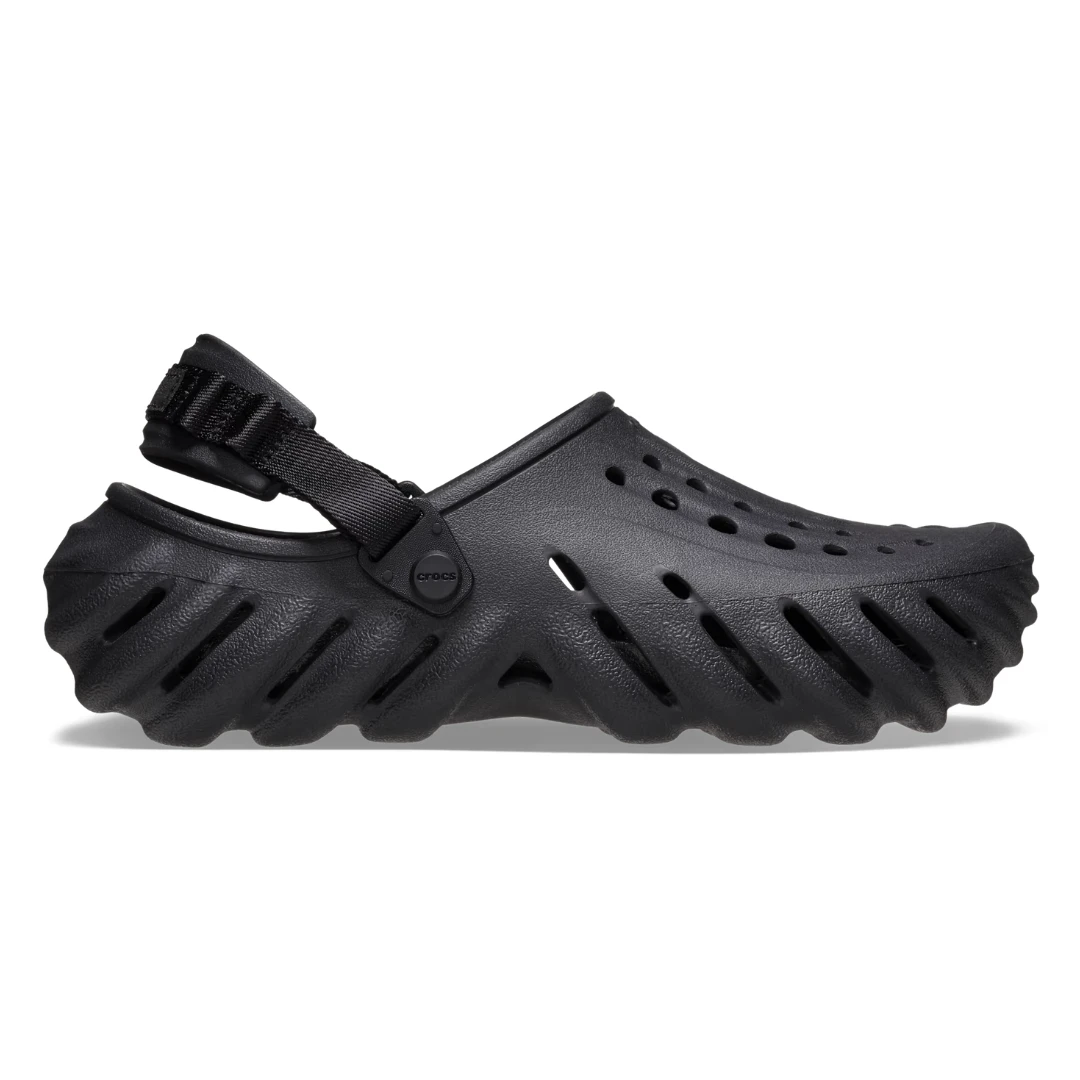 Жіночі Сабо Crocs Echo Clog 39 р 25-25.5 см Чорні 207937-M7/W9 Black