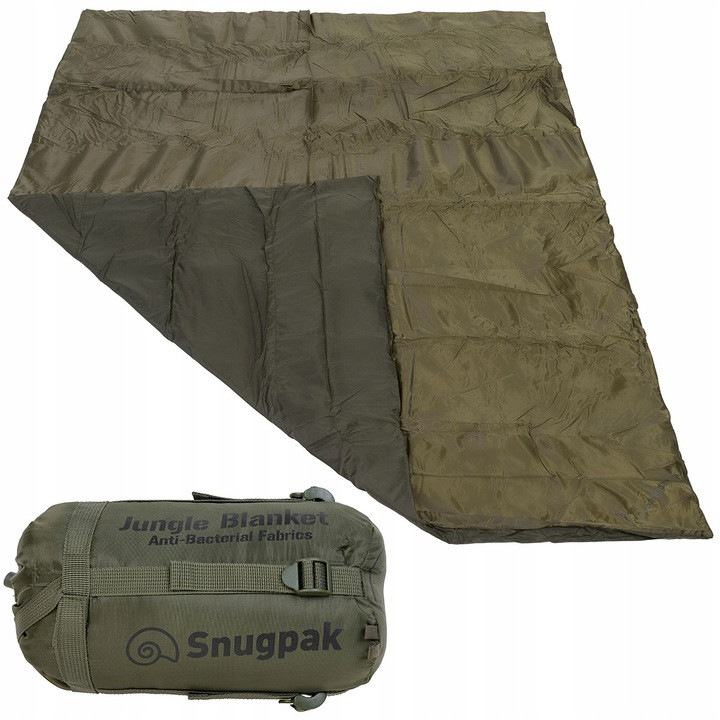 Універсальна Ковдра з утеплювачем 193х163 см від 1 до 5 ° С + чохол Snugpak "Jungle Blanket Terrain" Olive