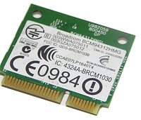 Wi-fi модуль HalfSize для HP! Mini pcie Broadcom bcm94312hmg, BRCM1030 802.11 b,g, 54Mbps