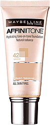 Тональна основа для обличчя Maybelline New York Affinitone Досконалий тон, No 42, 30 мл