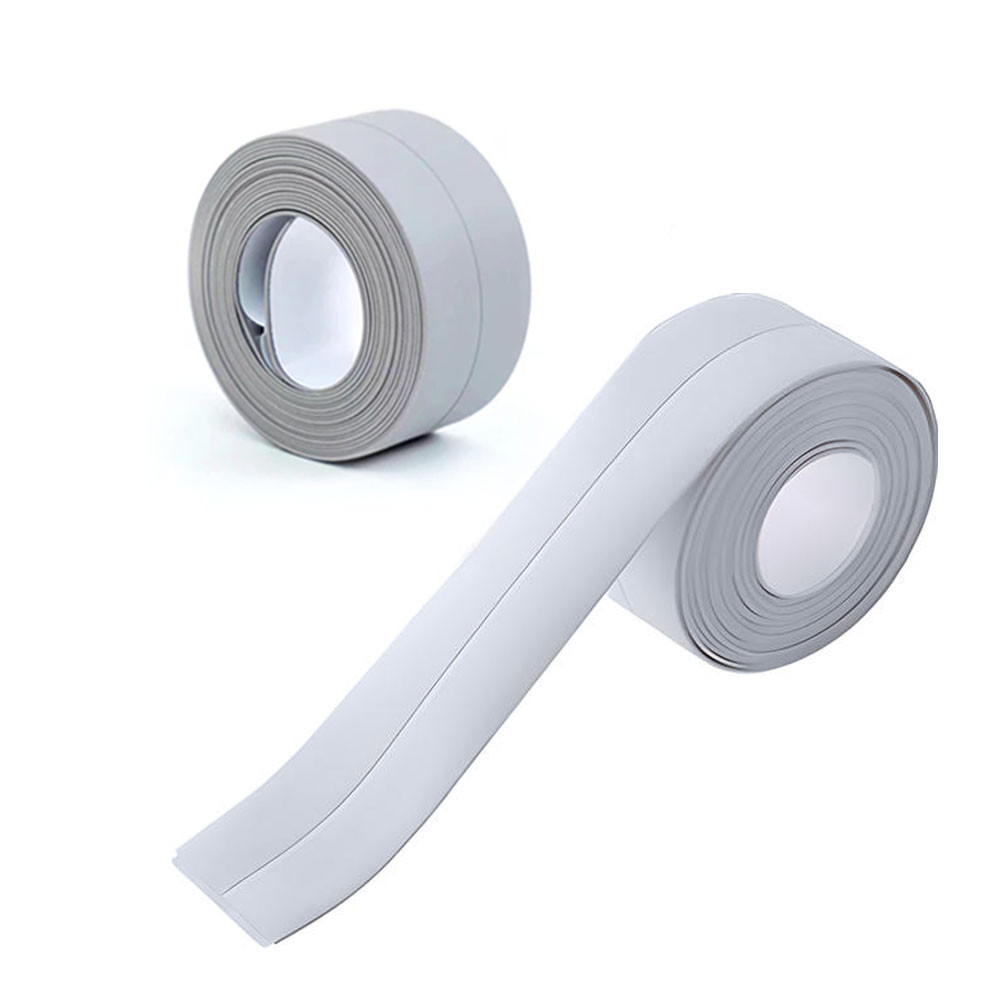 Стрічка бордюрна для стиків 3,2 м 3,8 см для ванни та кухні герметичний плінтус на стики, фото 1