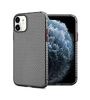 Противоударный чехол для Apple iPhone 11 silicone case black MWVU2 прозрачный