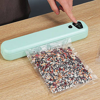 Вакууматор для харчових продуктів Vacuum Sealer / Домашній вакуумний пакувальник їжі