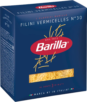 Макарони Barilla Filini Vermicelles №30 500гр, (14шт/ящ)