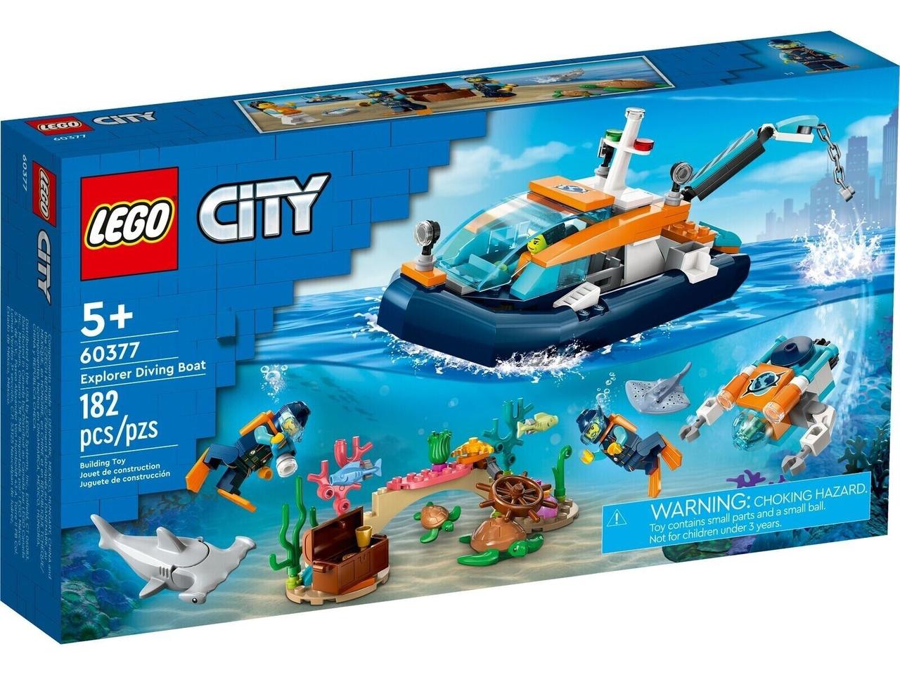 Lego City Дослідницький водолазний човен 60377, фото 1