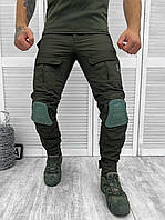 Тактические штаны logos оливковые,тактические штаны олива с наколенниками,штаны олива ЗСУ рип стоп