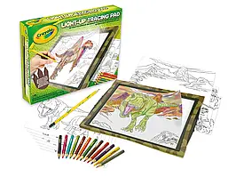 Ігрова панель для творчості з підсвічуванням Crayola Динозаври (74-7497)