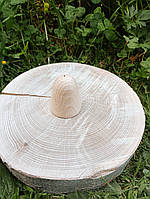 Дерев'яний дзвіночок під розпис 6х5 см. №2