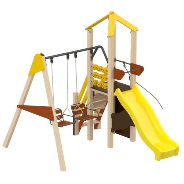 Комплекс дитячий ігровий Swing Fun з 2 підвісними гойдалкою