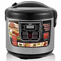 Багатофункціональна мультиварка з антипригарною чашею RAF R.166B 12 програм 6 л 900 Вт