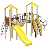 Дитячий ігровий комплекс Double Play з 2 пластиковими спусками, фото 4