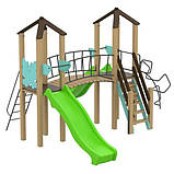 Дитячий ігровий комплекс Double Play з 2 пластиковими спусками, фото 7