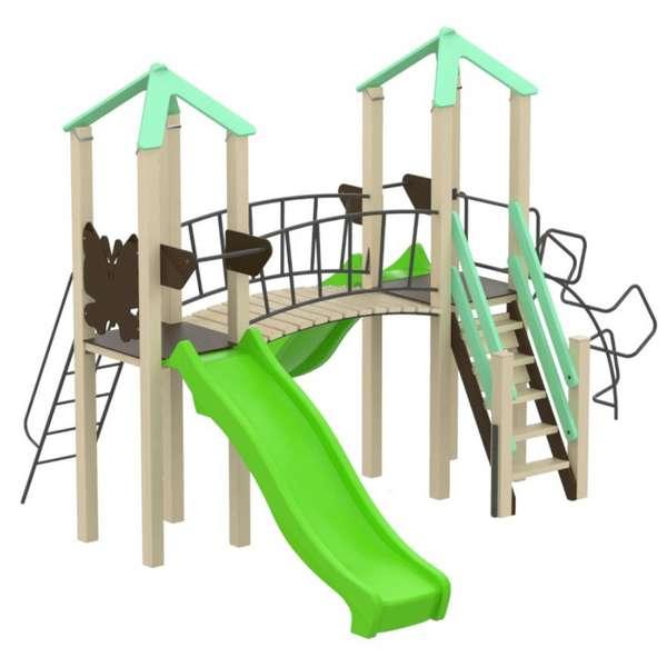 Дитячий ігровий комплекс Double Play з 2 пластиковими спусками