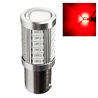 LED 1156 BA15S P21W лампа в автомобіль, 33 SMD, червона