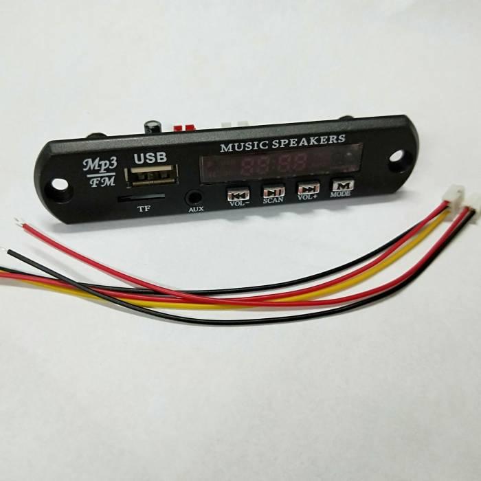 Вбудований MP3 плеєр, PCBA FM USB microSD, 12 В для авто, фото 1