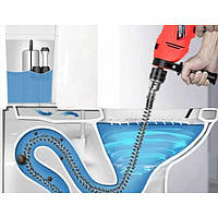 Насадка на дриль — земнаряд для очищення каналізаційних труб 3 метри