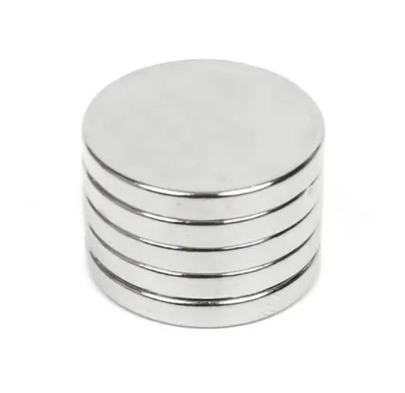 Магніти неодимові сильні 20x3 мм N35 10 шт., фото 1