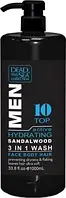 Гель для душу чоловічий Dead Sea Collection Top10 3 в 1 для волосся обличчя та тіла 1 л (429375)