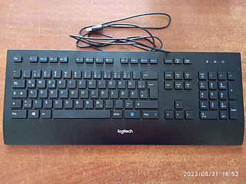Клавіатура провідна Logitech K280e USB чорна