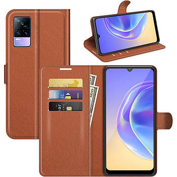 Чохол-книжка Litchie Wallet для Vivo V21E / Y73 2021 Brown