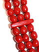 Намисто червоне дерев'яне 3-шарове, фото 3