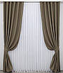 Комплект штор (2шт. 1,5х2,7м.) із колекції "Bagema Rvs". Колір молочний шоколад. Код 1239ш 33-0061, фото 2