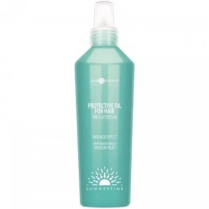 Олія захисна для волосся до та після засмаги Hair Company Summertime Protective Oil 150 мл, фото 1
