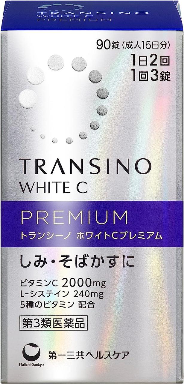 TRANSINO White C Premium Біодобавка для боротьби з небажаною пігментацією, 90 таблеток. До 08/2027, фото 1