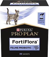 Дополнительный корм для взрослых кошек и котят Purina Pro PlanForti Flora Feline Probiotic 30 г