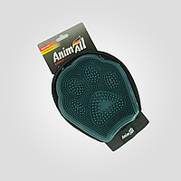 Рукавиця-масажер для вичісування AnimAll, сіра