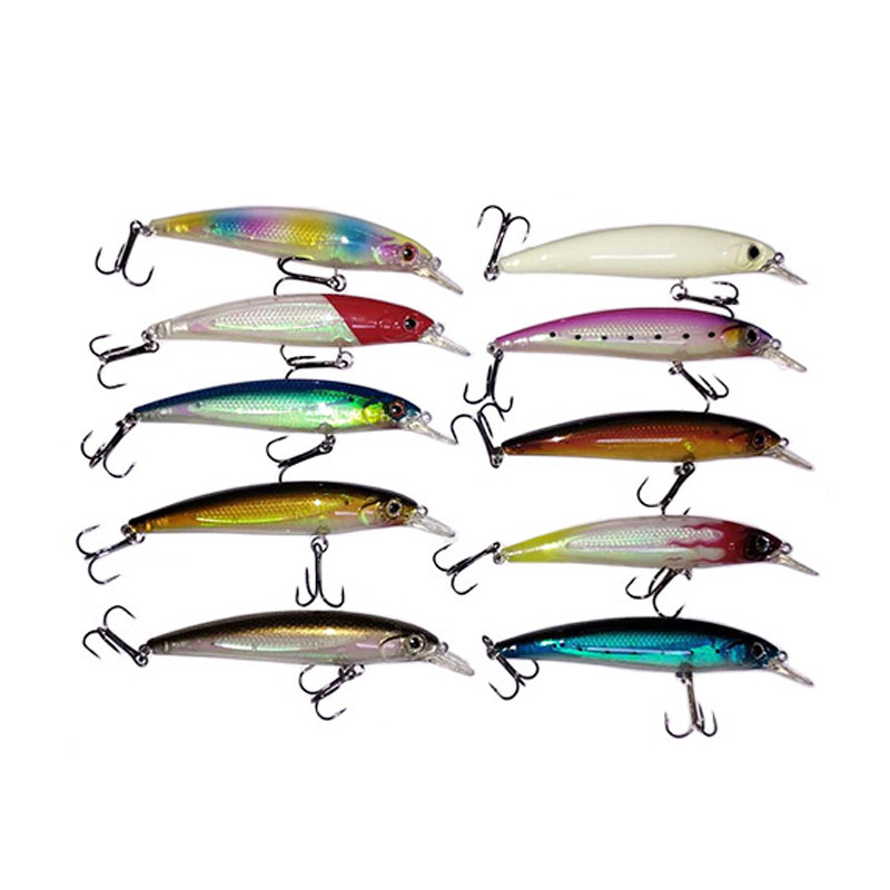 Воблери-рибки, набір приманок для хижої риби 10 шт., 11 см, міноу, 12 г,, фото 1