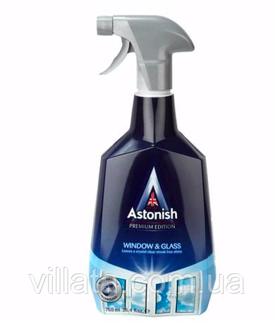 Засіб для чищення вікон та дзеркал Astonish 750 ml з ефектом антизапотівання