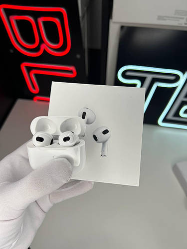 Навушники AirPods 3 iOS 17 без помилки Bluetooth White бездротові для ...