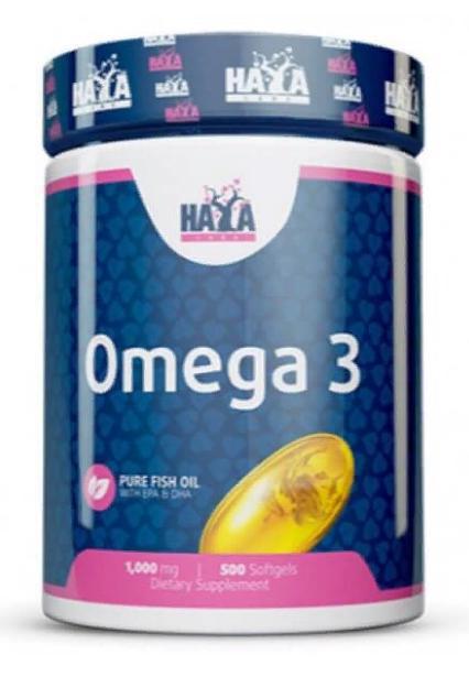 Риб'ячий жир Haya Labs Omega 3 1000 mg 500 капсул, фото 1