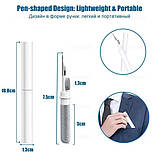 Багатофункціональна щітка для електроніки 3в1 універсальна щітка для чищення навушників клавіатури та ґаджетів, фото 6