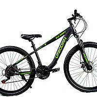 Горный спортивный велосипед 26 дюймов Unicorn Migeer Glory Черно зеленый