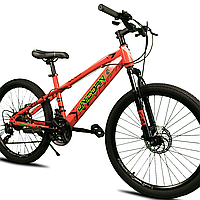 Спортивный горный велосипед 24 дюйма Unicorn Nimble Велосипед для подростков колеса 24 дюйма Красный