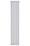 Вертикальний дизайнерський радіатор опалення ARTTIDESIGN Terni 5/1800/295 білий матовий, фото 5