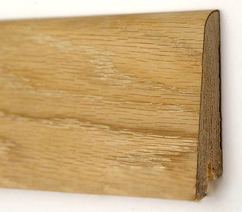 Плінтус дерев'яний Rustique Дуб шліфований (під фарбування) 60х19мм KLR60-01