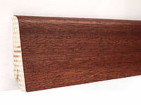 Плинтус деревянный Евро Сапели 60х18мм KLE60-07