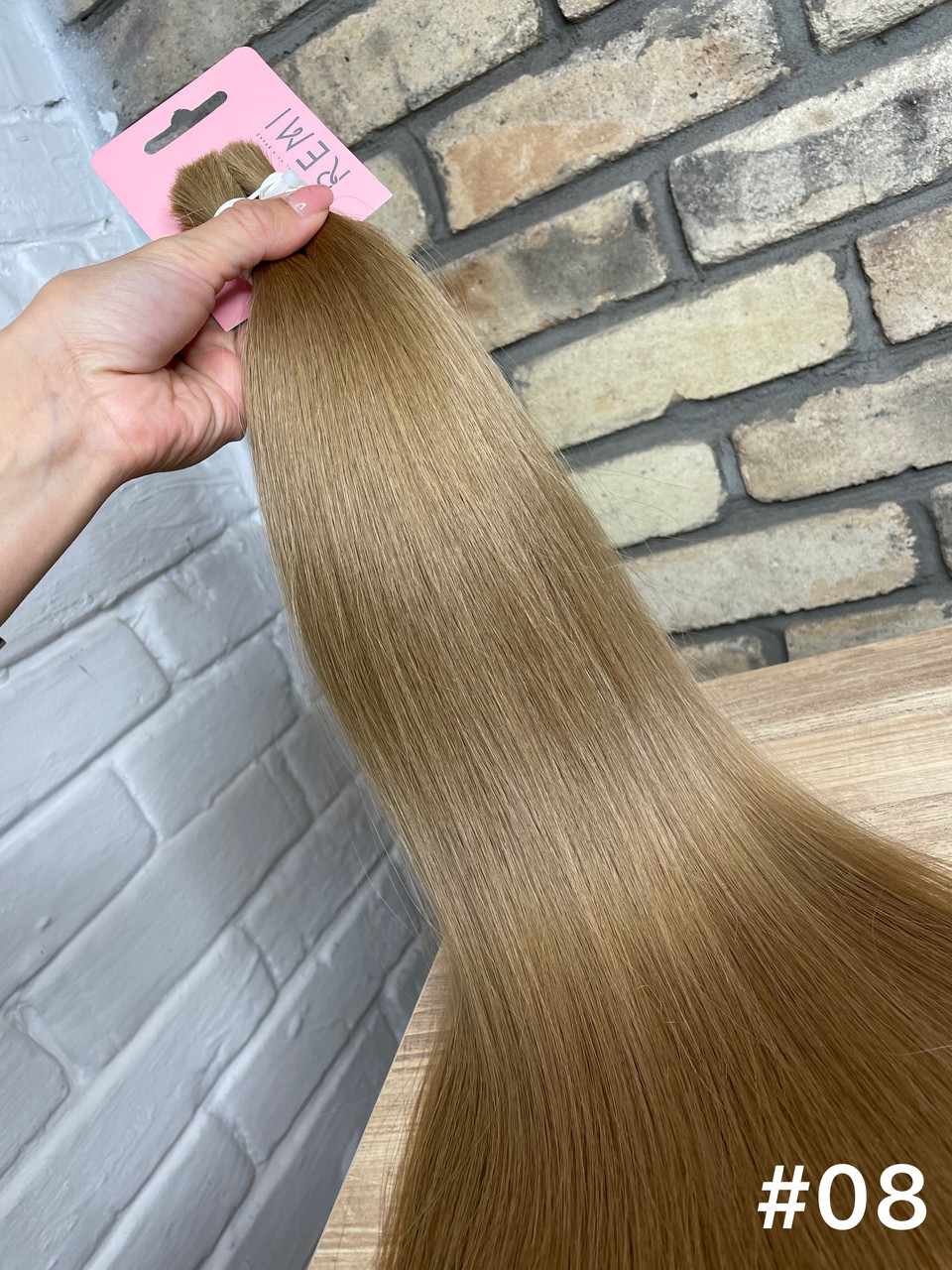 Зріз слов'янського волосся 60 см. Колір #08, фото 1